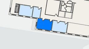 
							Planritning för Regus Alvik, 1 privata rum, 20 m²