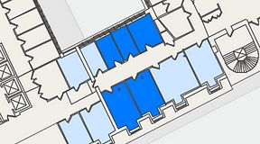 
							Planritning för 7A Posthuset, Vasagatan 28, 5 privata rum, 78 m²