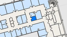 
							Planritning för United Spaces Östra Hamngatan, 1 privata rum, 5 m²