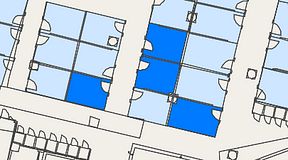 Planritning för Convendum Fleminggatan 18, 4 privata rum, 51 m²