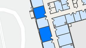 
							Planritning för United Spaces Östra Hamngatan, 2 privata rum, 36 m²