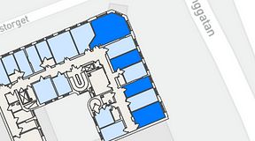 
							Planritning för Genetor Elverket, 4 privata rum, 80 m²