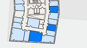
							Planritning för Regus Hyllie Stationstorg 31, 3 privata rum, 40 m²