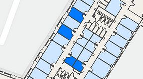 
							Planritning för Convendum Sundbyberg, 4 privata rum, 46 m²