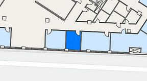 
							Planritning för CoW Arenastaden, 1 privata rum, 11 m²