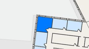 
							Planritning för United Spaces Elektrogatan 10, 1 privata rum, 26 m²