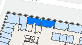 
							Planritning för Arkipelagen Järntorget, 2 privata rum, 32 m²