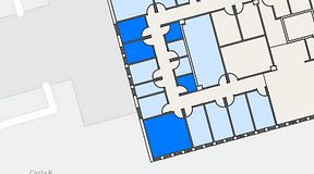 
							Planritning för Regus Lidingö, 5 privata rum, 42 m²