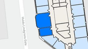 
							Planritning för Palmung Mellin Fastigheter Cogito, 2 privata rum, 34 m²
