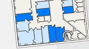 
							Planritning för Mindpark Carlsgatan 12A, 5 privata rum, 62 m²