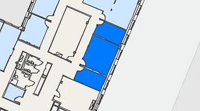 
							Planritning för Regus Östermalmstorg, 3 privata rum, 40 m²