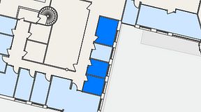 
							Planritning för FASTOFFICE Råsundavägen, 3 privata rum, 27 m²