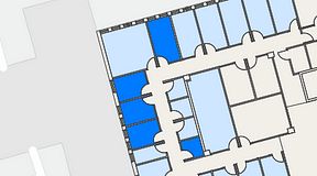 
							Planritning för Regus Lidingö, 5 privata rum, 33 m²