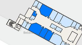 
							Planritning för Växthuset Stensjögatan, 5 privata rum, 122 m²