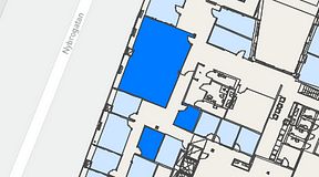 
							Planritning för Regus Östermalmstorg, 3 privata rum, 73 m²