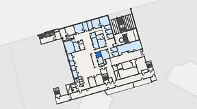 
							Planritning för Flexiwork Hovet, 1 privata rum, 7 m²