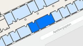 
							Planritning för iOffice Olof Palmes Gata 11, 2 privata rum, 32 m²