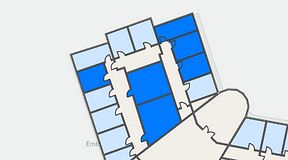 
							Planritning för Quality Office Nacka, 4 privata rum, 103 m²