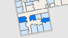 
							Planritning för Växthuset Vasatorpsvägen, 3 privata rum, 31 m²