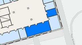
							Planritning för THE WORKS Medborgarplatsen, 2 privata rum, 49 m²