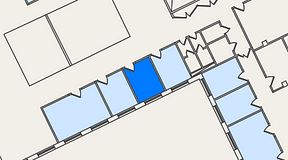 
							Planritning för iOffice Olof Palmes Gata 11, 1 privata rum, 12 m²