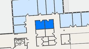 
							Planritning för FirstOffice Säveån, 2 privata rum, 20 m²