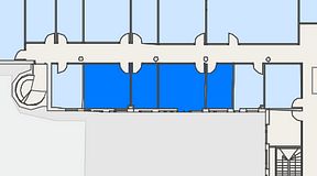 
							Planritning för FirstOffice Arenavägen 33, 4 privata rum, 59 m²