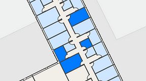 
							Planritning för Regus Rotsunda, 4 privata rum, 46 m²