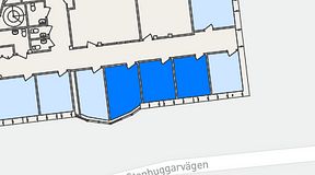 
							Planritning för Regus Saltsjö-Boo, 3 privata rum, 32 m²