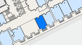 
							Planritning för 7A Posthuset, Vasagatan 28, 1 privata rum, 16 m²