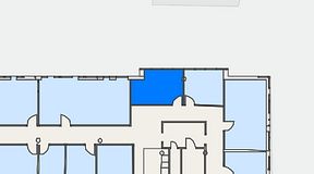 
							Planritning för FirstOffice Arenavägen 33, 1 privata rum, 17 m²