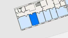 
							Planritning för Entreprenörsgatan Södra Larmgatan, 1 privata rum, 15 m²
