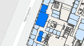 
							Planritning för Regus Östermalmstorg, 4 privata rum, 95 m²
