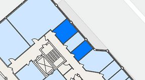 
							Planritning för FASTOFFICE Lunda, 2 privata rum, 24 m²