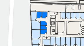 
							Planritning för Regus Mariestad, 5 privata rum, 42 m²