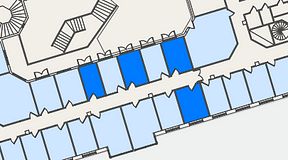 Planritning för Regus Odinsgatan 13, 4 privata rum, 39 m²