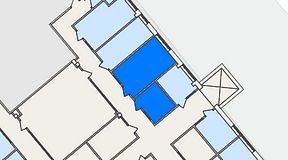 Planritning för Regus Hagsätra, 2 privata rum, 24 m²