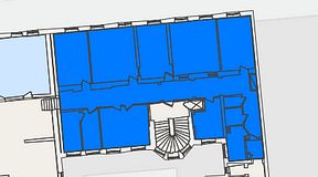 
							Planritning för KG10 Kungsgatan 8, 1 privata rum, 228 m²
