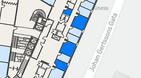 
							Planritning för Spaces Göteborg Gamlestan, 4 privata rum, 51 m²