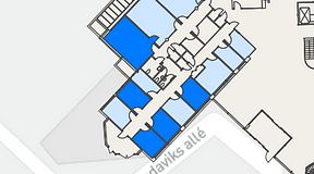 
							Planritning för Helio Frösundavik, 5 privata rum, 72 m²