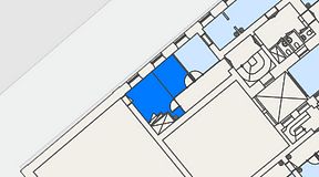 
							Planritning för Spaces Gamla Stan, 2 privata rum, 23 m²