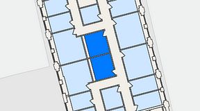 
							Planritning för The Works Ringvägen, 2 privata rum, 22 m²
