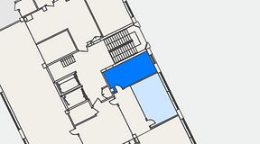 
							Planritning för Fabriken Textilgatan 33, 1 privata rum, 15 m²