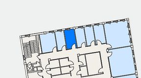 
							Planritning för CoW Hammarby Sjöstad, 1 privata rum, 9 m²