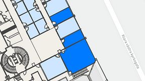 
							Planritning för Convendum Vasagatan 16, 3 privata rum, 87 m²