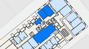 
							Planritning för Spaces Gamla Stan, 4 privata rum, 91 m²