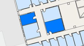 
							Planritning för Regus Lidingö, 2 privata rum, 35 m²