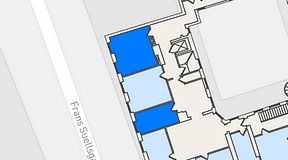 
							Planritning för Regus Adelgatan 21, 2 privata rum, 34 m²