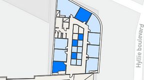 
							Planritning för Mindpark Hyllie Eden, 5 privata rum, 48 m²