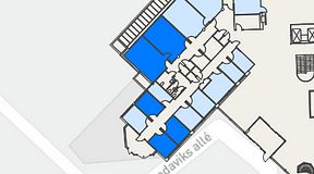 
							Planritning för Helio Frösundavik, 5 privata rum, 90 m²